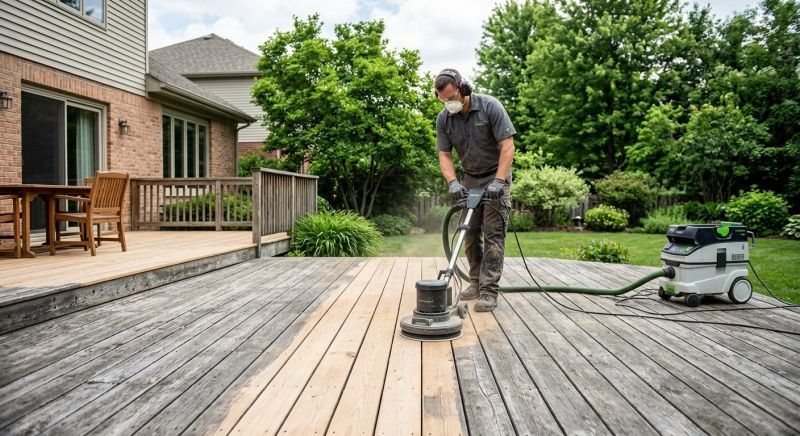 Porch Deck Sanding Service