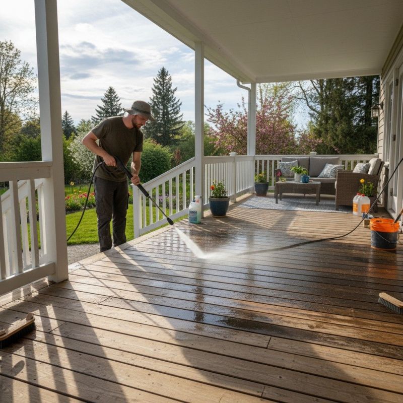 Porch Deck Sanding
