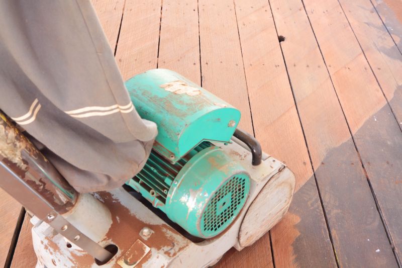 Porch Deck Sanding